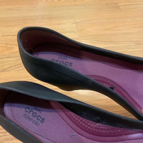 CROCS Black Women's Heels - Picture 7 of 9